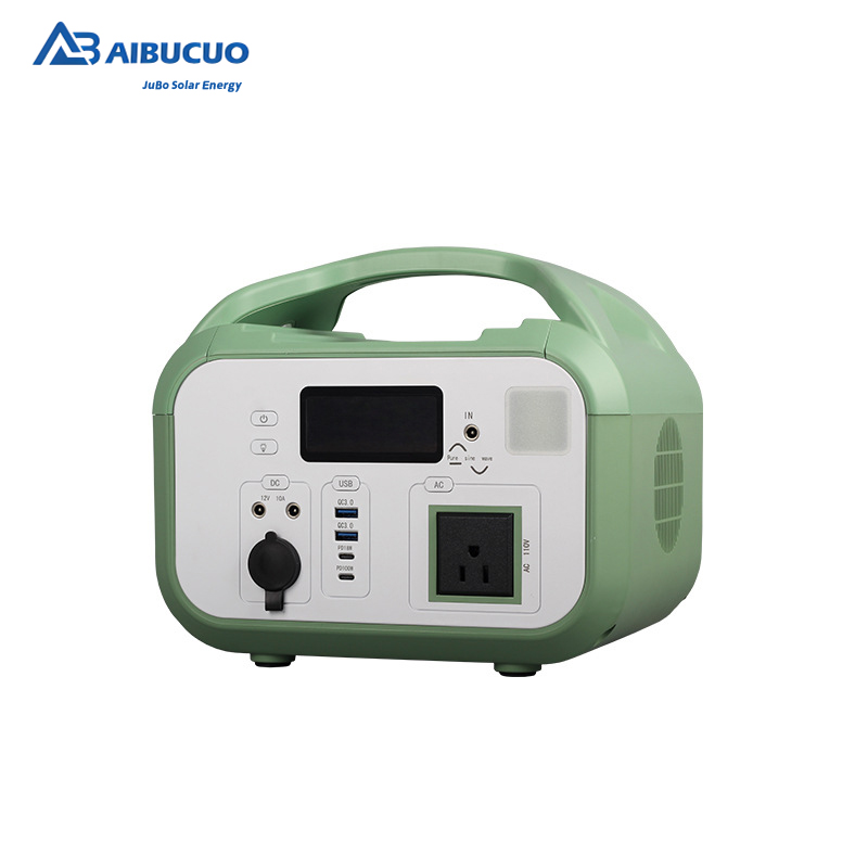 AIBUCUO Cross-border 110V Outdoor mobile Power Bank 600W Portable Solar energy Storage Power Bank Lithium Iron Phosphate details Picture
