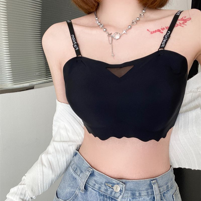 167#外贸出口库存吊带背心，可拆卸杯垫，单件独立包装