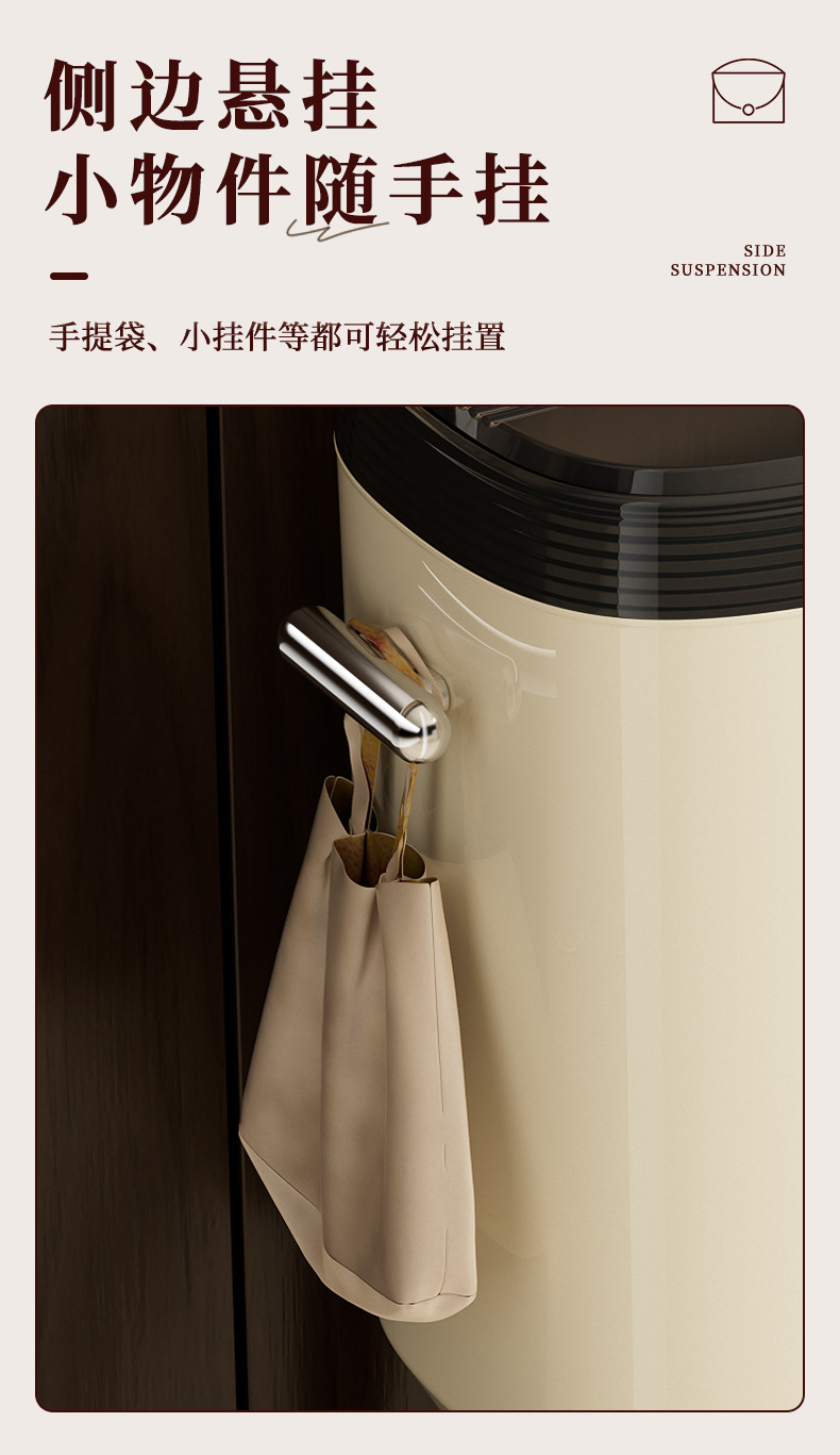 K10-7017-1 مزود بقمامة مطابخ ذات عجلات مزلاج ذات قدرة عالية على نظافة عالية الحجم detail image 12