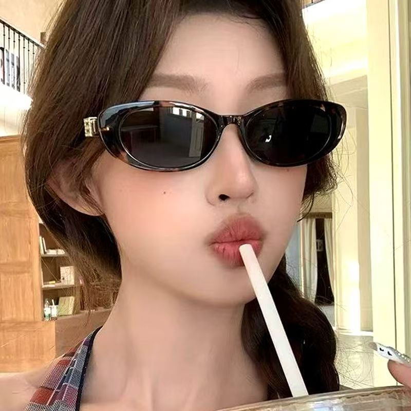 2025 新款 辣妹Y2K墨镜女美式复古小框太阳镜椭圆太阳眼镜