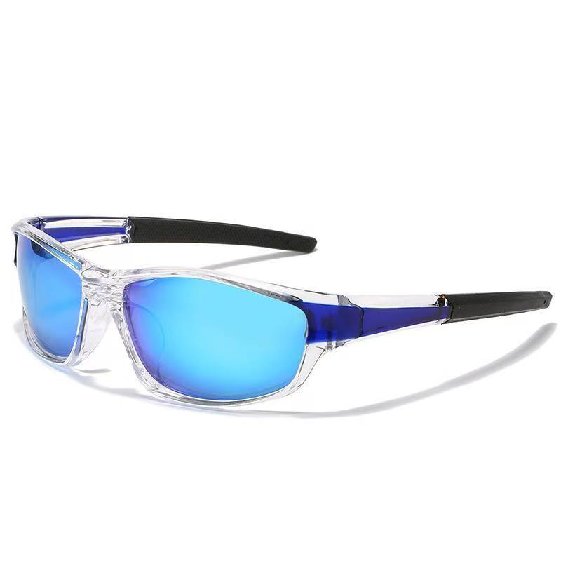 新款户外高颜值百搭休闲偏光太阳镜男士运动驾驶骑行自行车墨镜潮