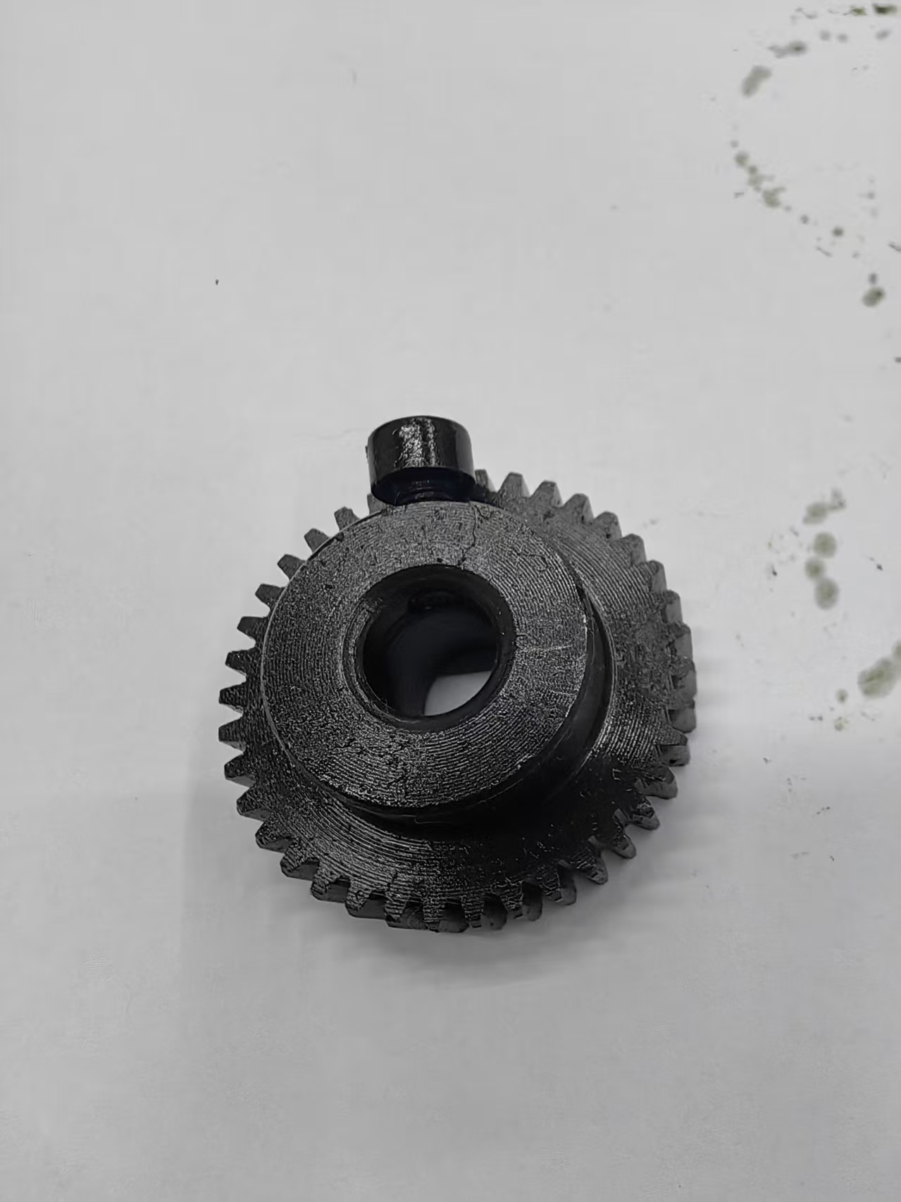Ultrasonic lace machine main shaft reverse sprocket motor, double-row sprocket with material wheel, synchronous gear, Changzhou lace machine sprocket with material gear lace machine original factory parts Specification image