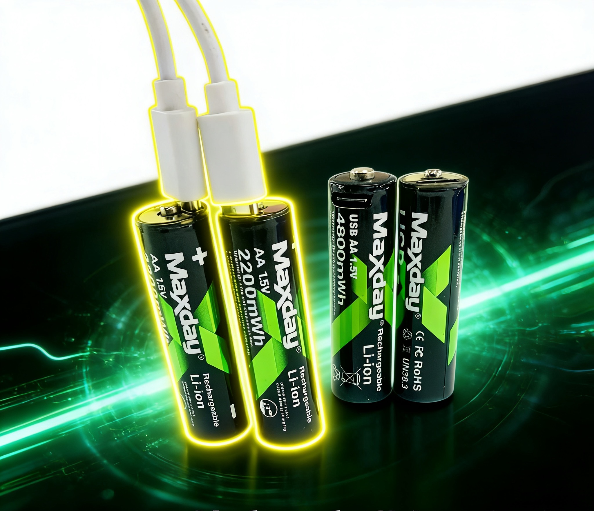 Maxday品牌 充电电池 AA2200mah/AAA660mah