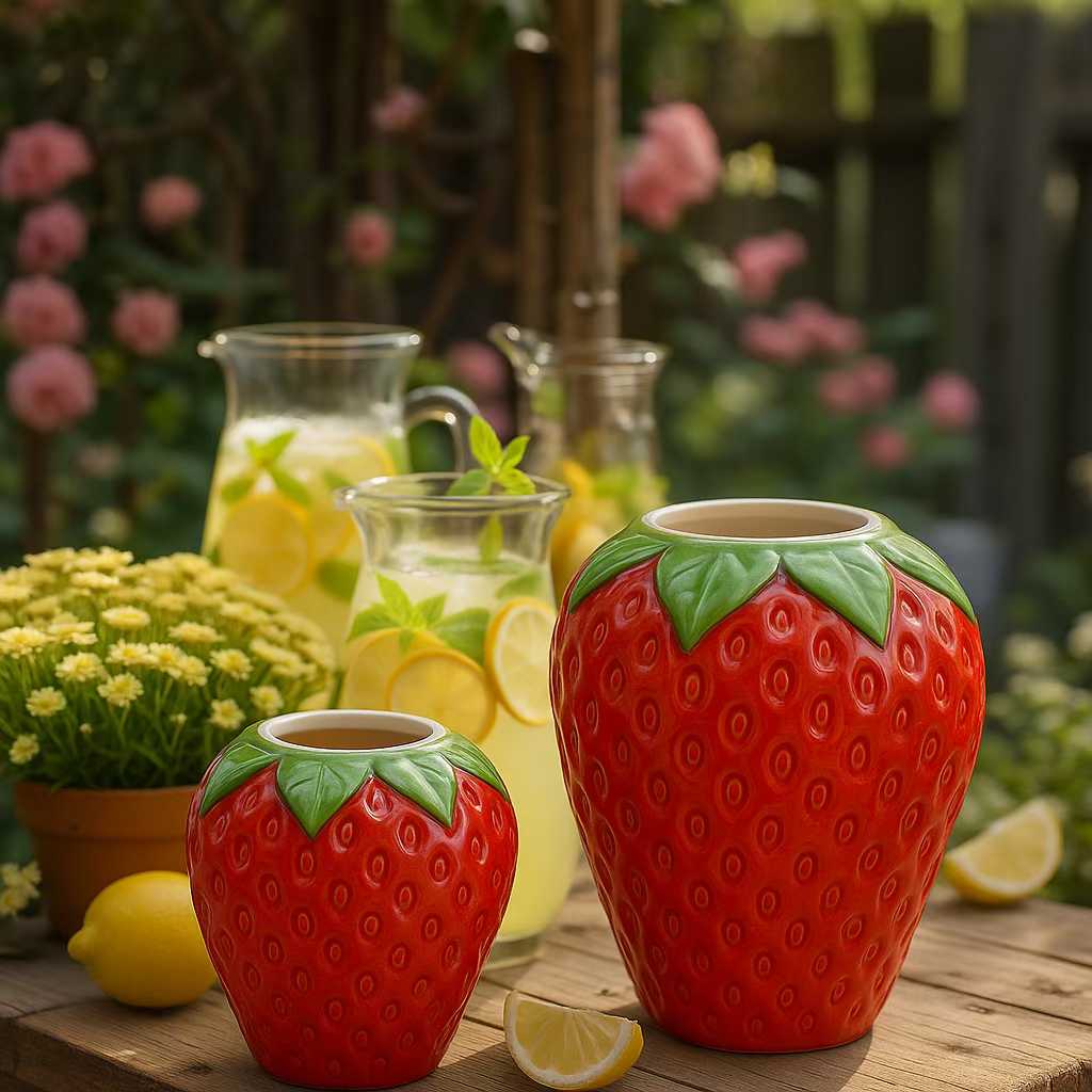 茶具套装/仿搪瓷陶瓷杯/陶瓷花瓶/陶瓷工艺品/装饰瓷器白底实物图