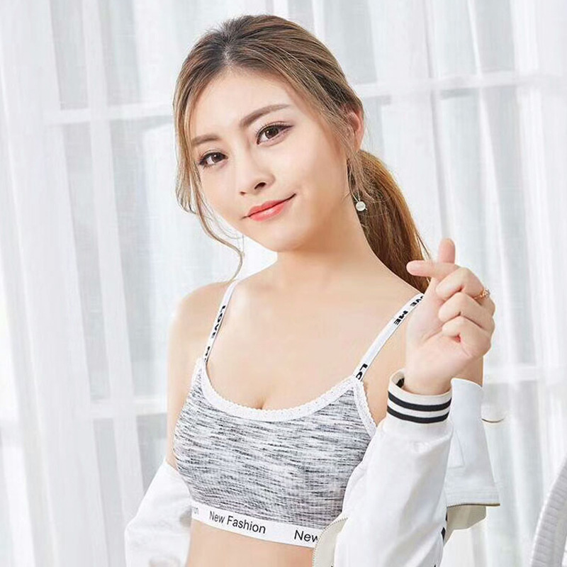 B12# Foreign trade export inventory Cross bra strapless, English shoulder strap without underwire bra beautiful back, inner layer base underwear details Picture