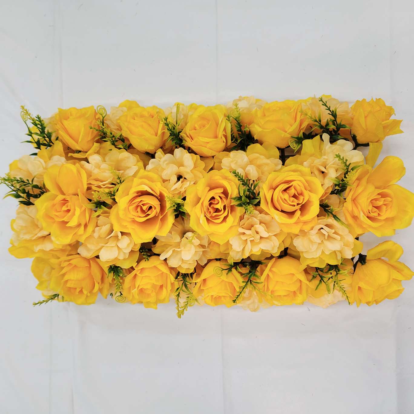 35头弯形花排地排花包柱子办公仿真玫瑰文化园艺防真插花钩织针织花束仿真花详情图7