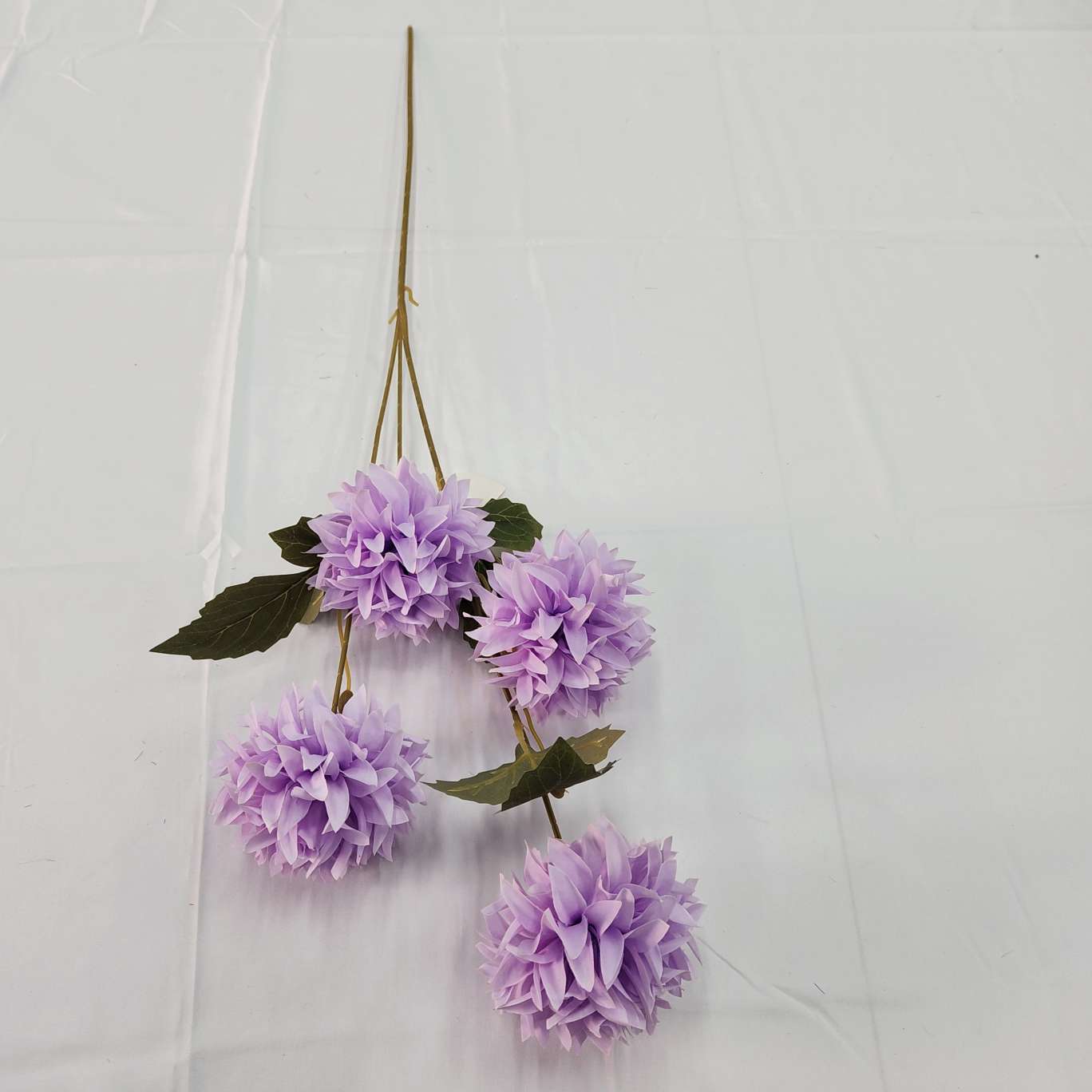 4-head thorn ball office culture simulation garden rose, realistic flower arrangement, crocheted knitted flower bouquet, simulation flower decoration detail image 13