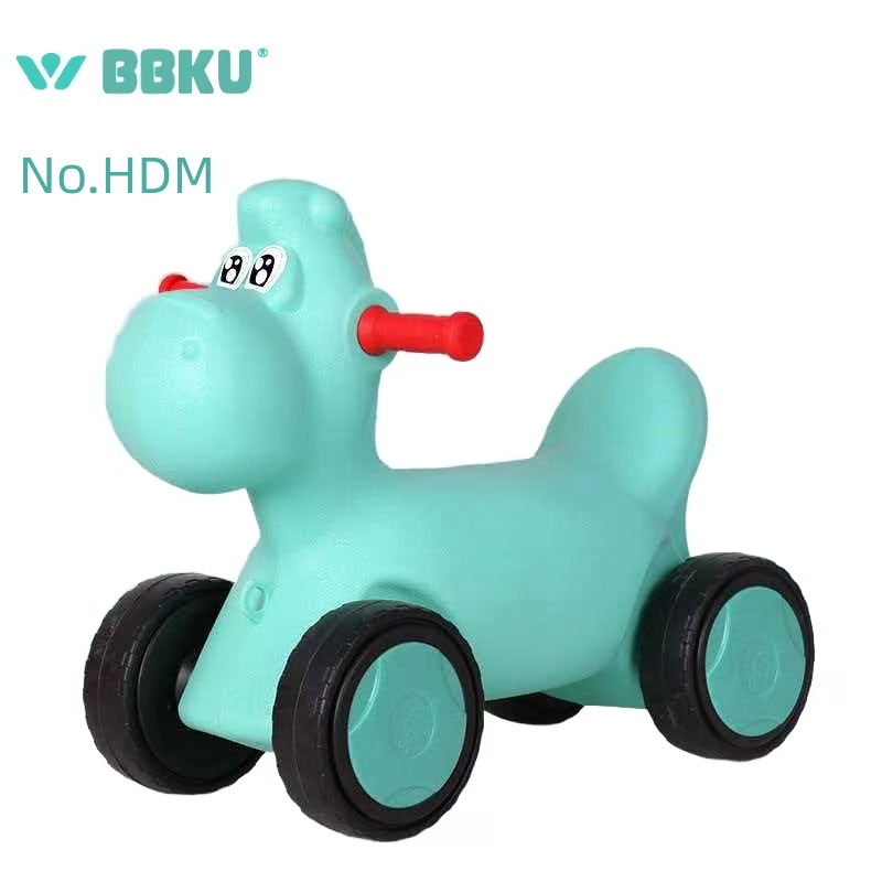 bbku玩具摇马迷你弹力球气马夜光跳跳球儿童益智趣味运动玩具组合包