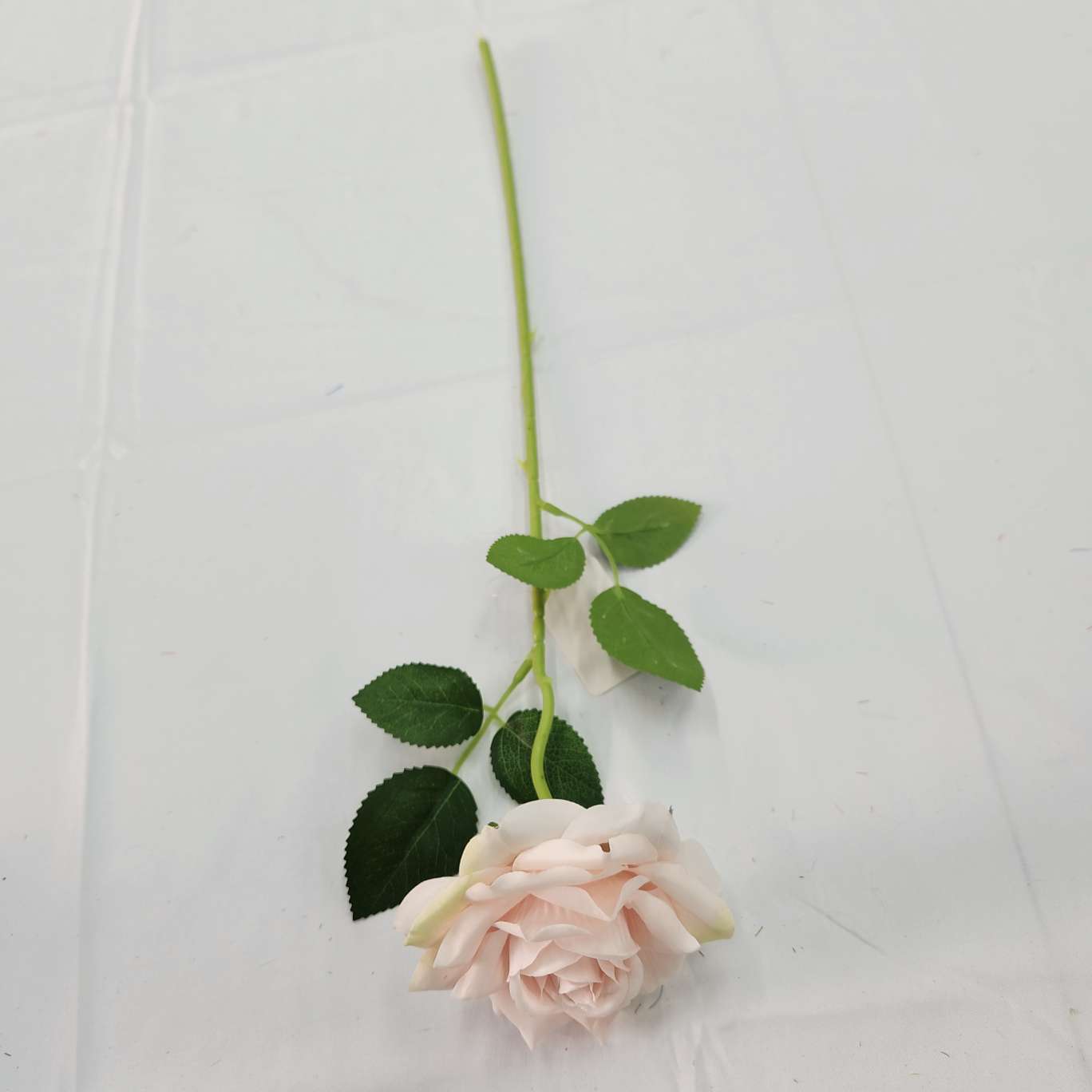 Single-stem corner rose office simulation rose, cultural horticulture simulation flower arrangement, crocheted knitted flower bouquet, simulation flower decoration detail image 14