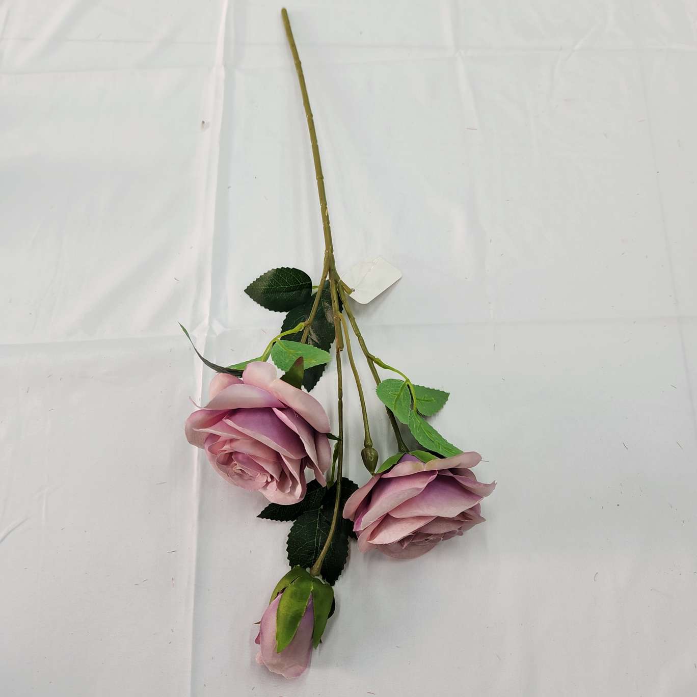 3-head Lover Rose Office simulation rose cultural gardening simulation Flower arrangement Crochet Knitting Flower bouquet Simulation flower decoration detail image 5