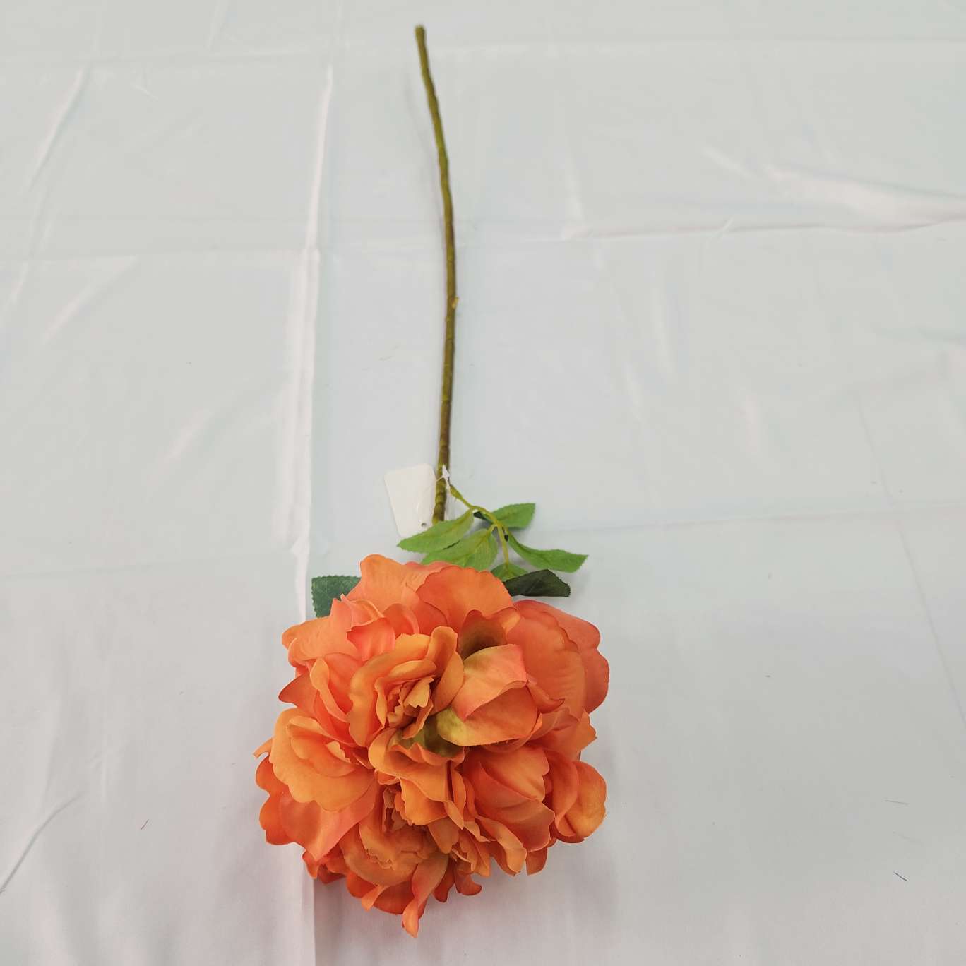 Single-stem imperial concubine peony office simulation rose, cultural gardening simulation flower arrangement, crocheted knitted flower bouquet, simulation flower decoration detail image 8