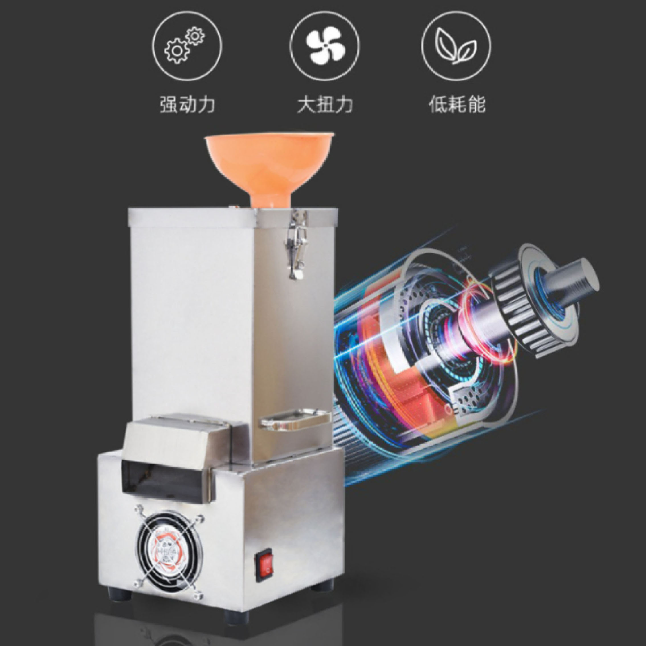 Electric commercial garlic peeling machine, stainless steel garlic beating machine, garlic peeler, peeling machine, fully automatic garlic peeling device Application Scenario