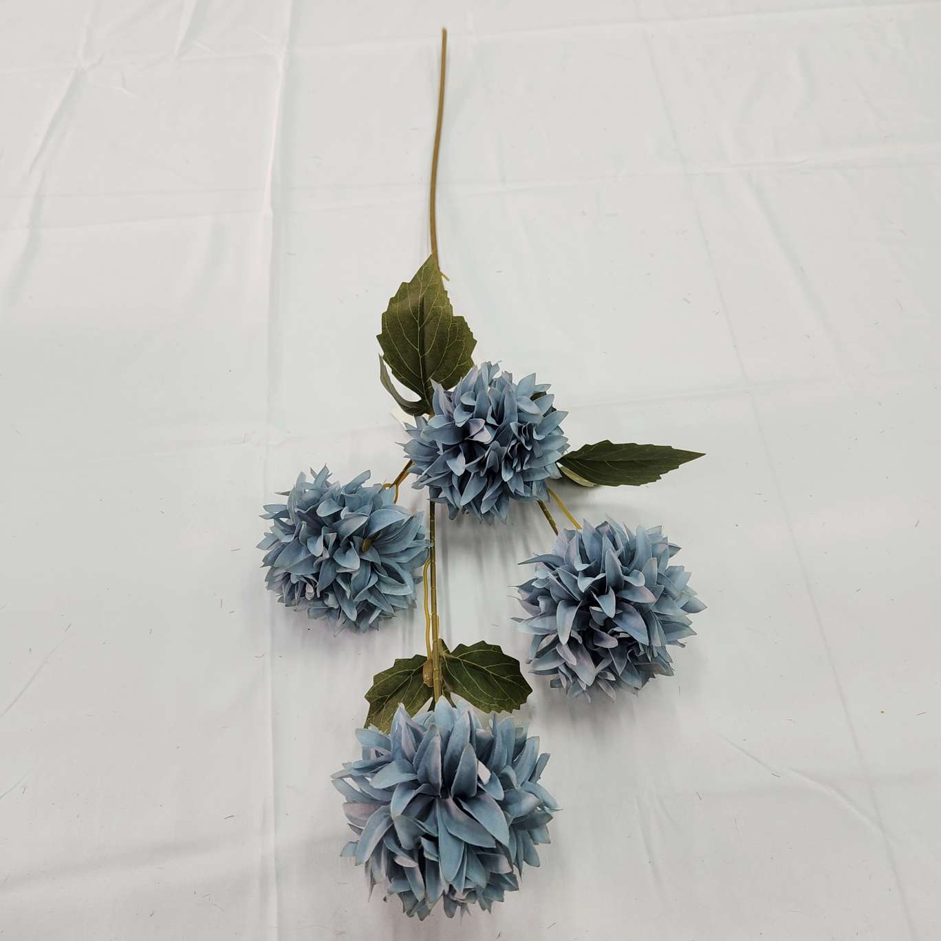 4-head thorn ball office culture simulation garden rose, realistic flower arrangement, crocheted knitted flower bouquet, simulation flower decoration detail image 2