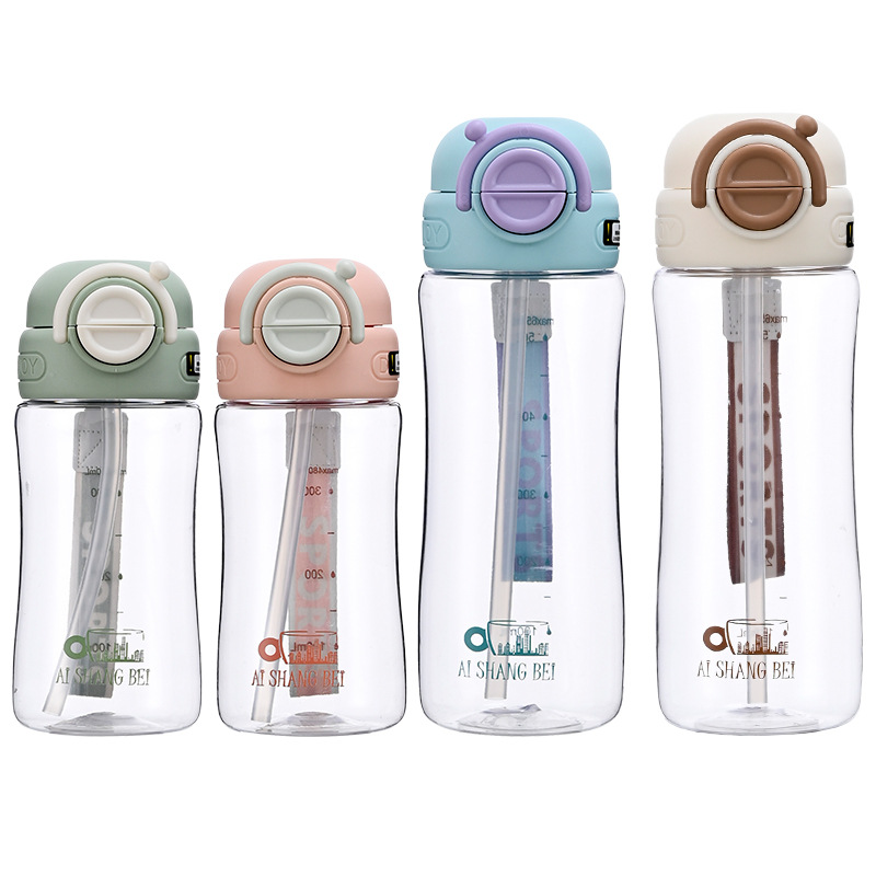 The new model B70-9572 is a simple and fashionable double-drinking cup, a portable fitness and sports water cup with a handle and a portable plastic cup Item Picture