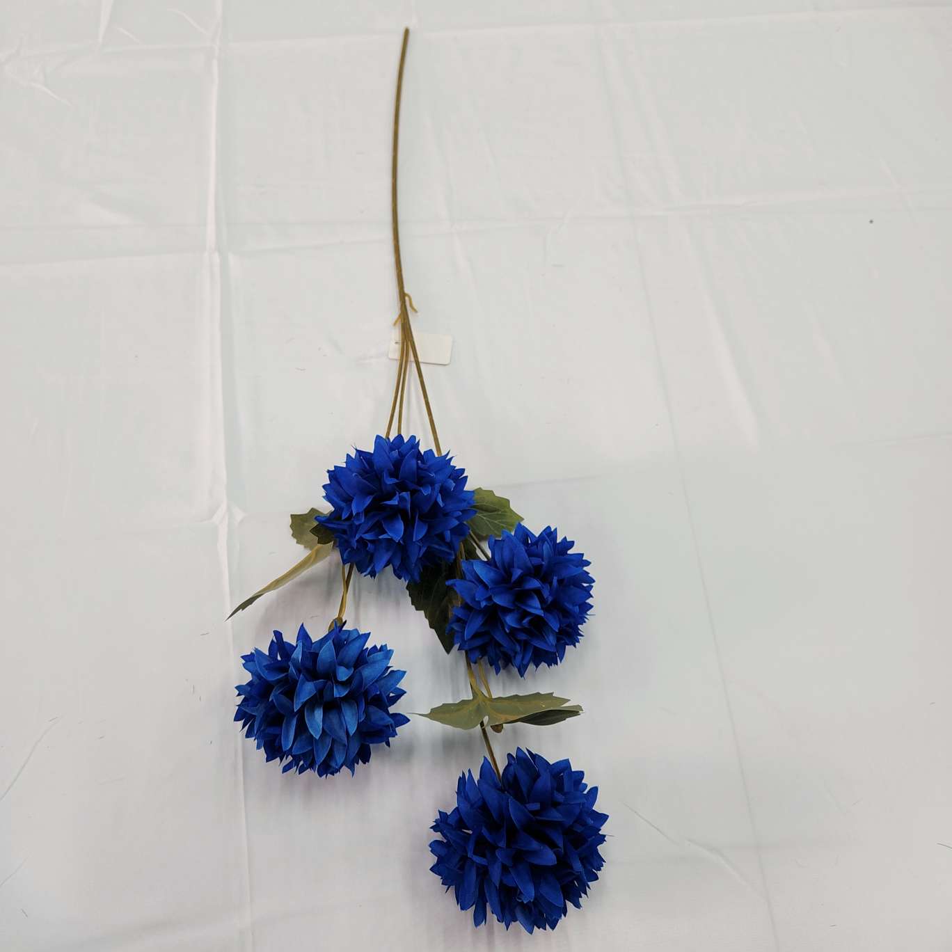 4-head thorn ball office culture simulation garden rose, realistic flower arrangement, crocheted knitted flower bouquet, simulation flower decoration detail image 6