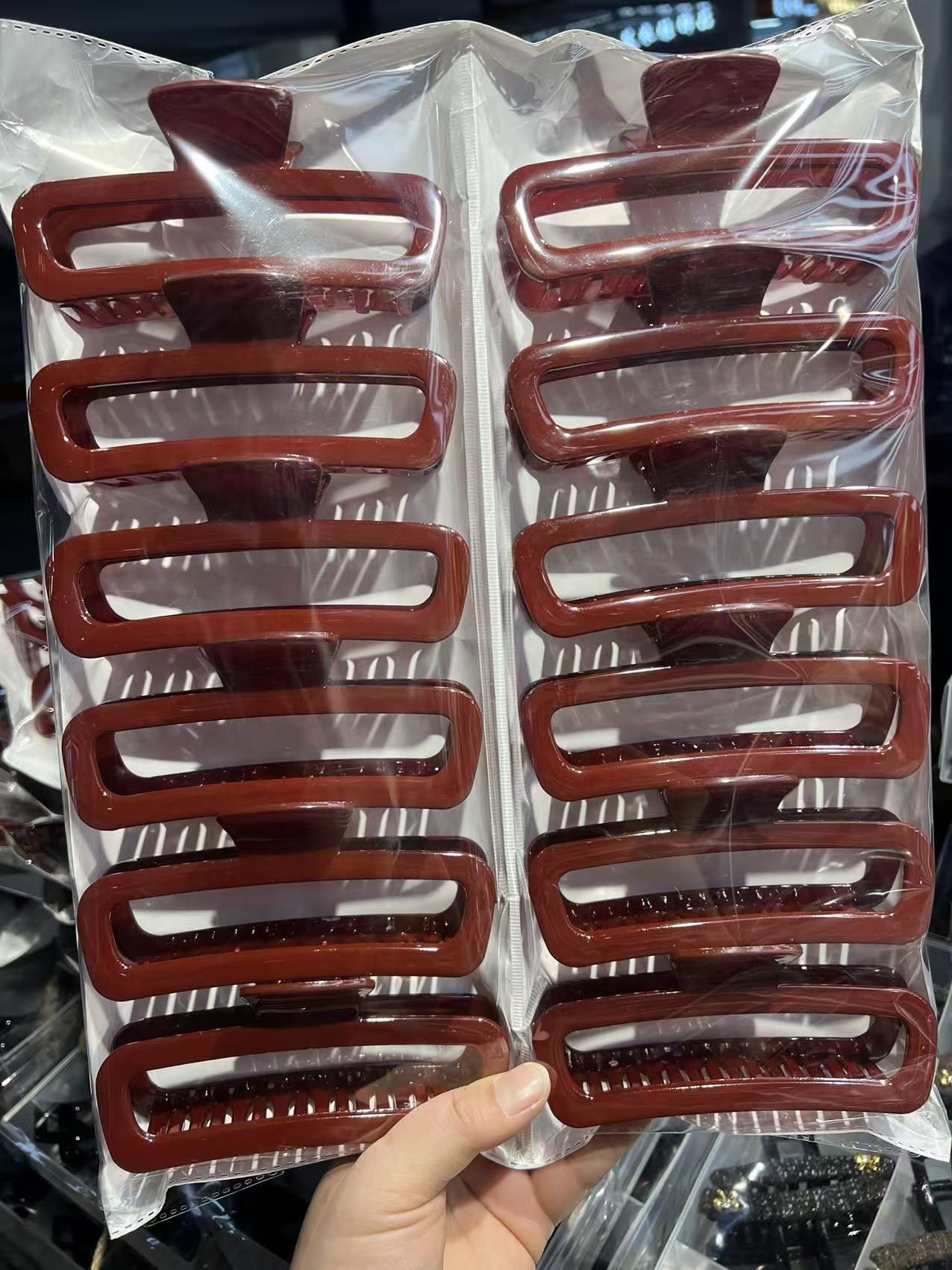 大牌塑胶鲨鱼夹女童发卡发夹头饰发夹子头饰发夹儿童发夹发卡饰品