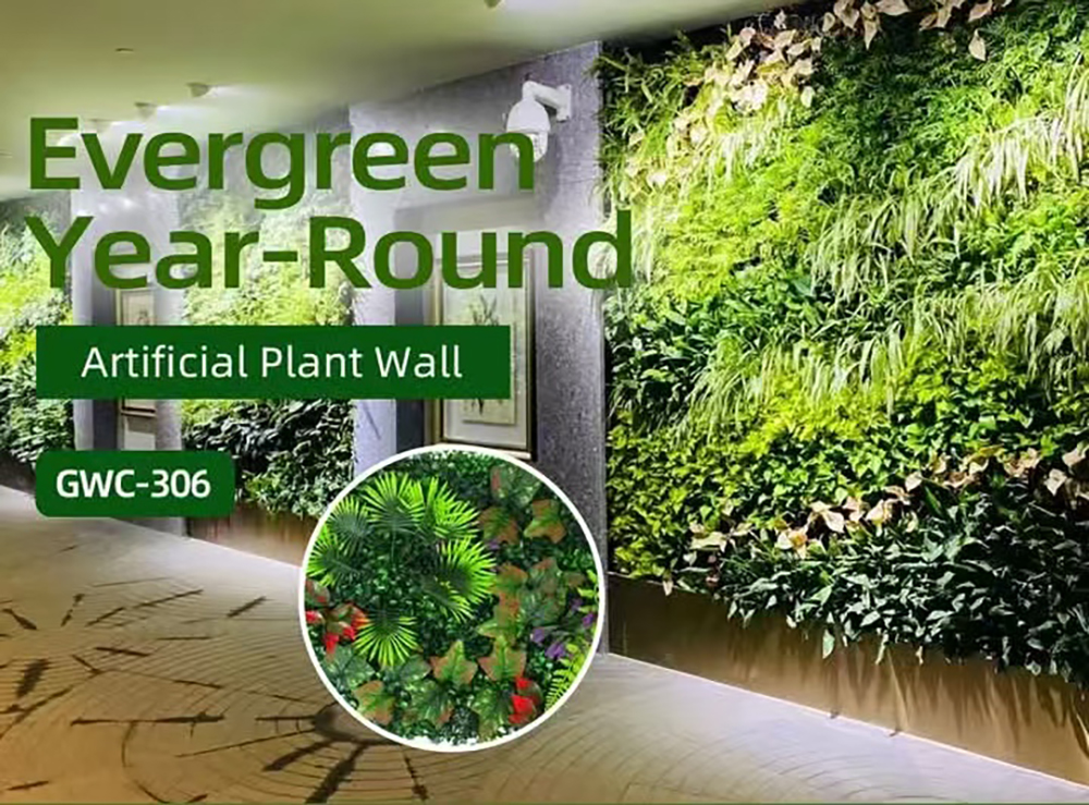 仿真植物苔藓花草组合篱笆现代简约风格办公室前台装饰人造绿植背景墙人造草坪详情6