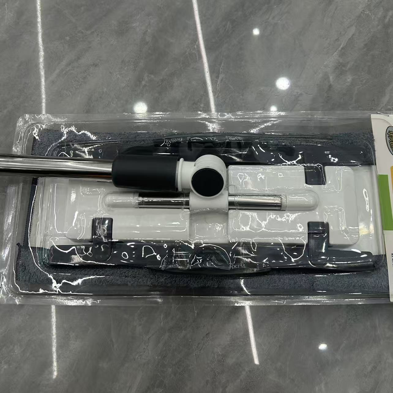 Sobonn WS Lazy Mop Trash can, rotating mop rod, mop water extruder, drain mop, multi-functional mop bucket, household cleaning tool Item Picture