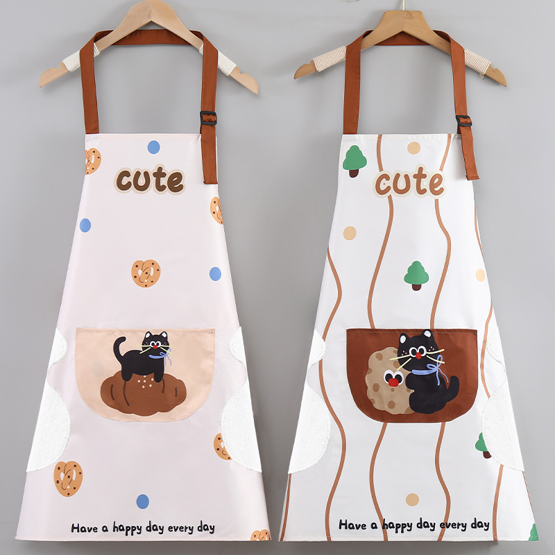 Apron Kitchen, a new, cute, waterproof and oil-resistant corset for cooking and dining, summer work clothes and coverings pic 17