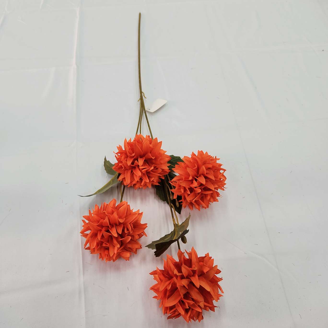 4-head thorn ball office culture simulation garden rose, realistic flower arrangement, crocheted knitted flower bouquet, simulation flower decoration detail image 4