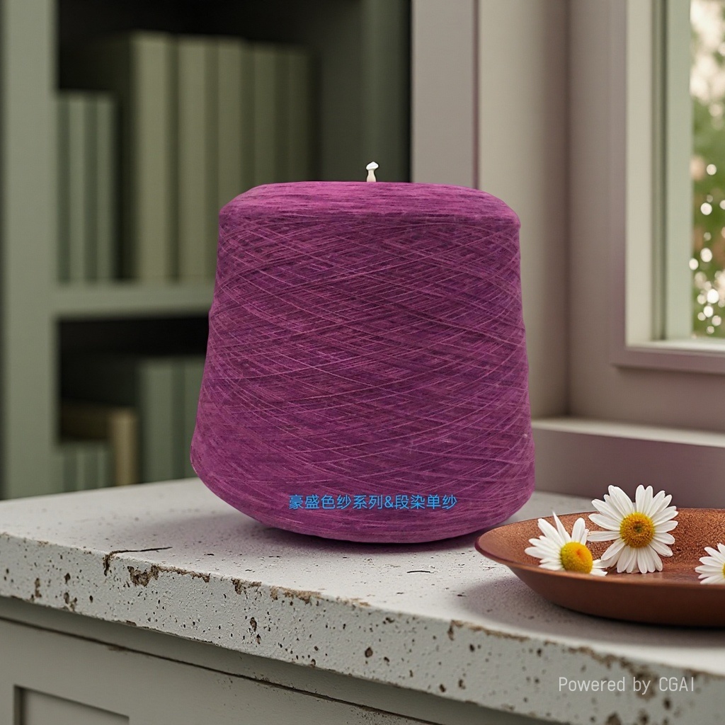 段彩单纱 豪盛色纱