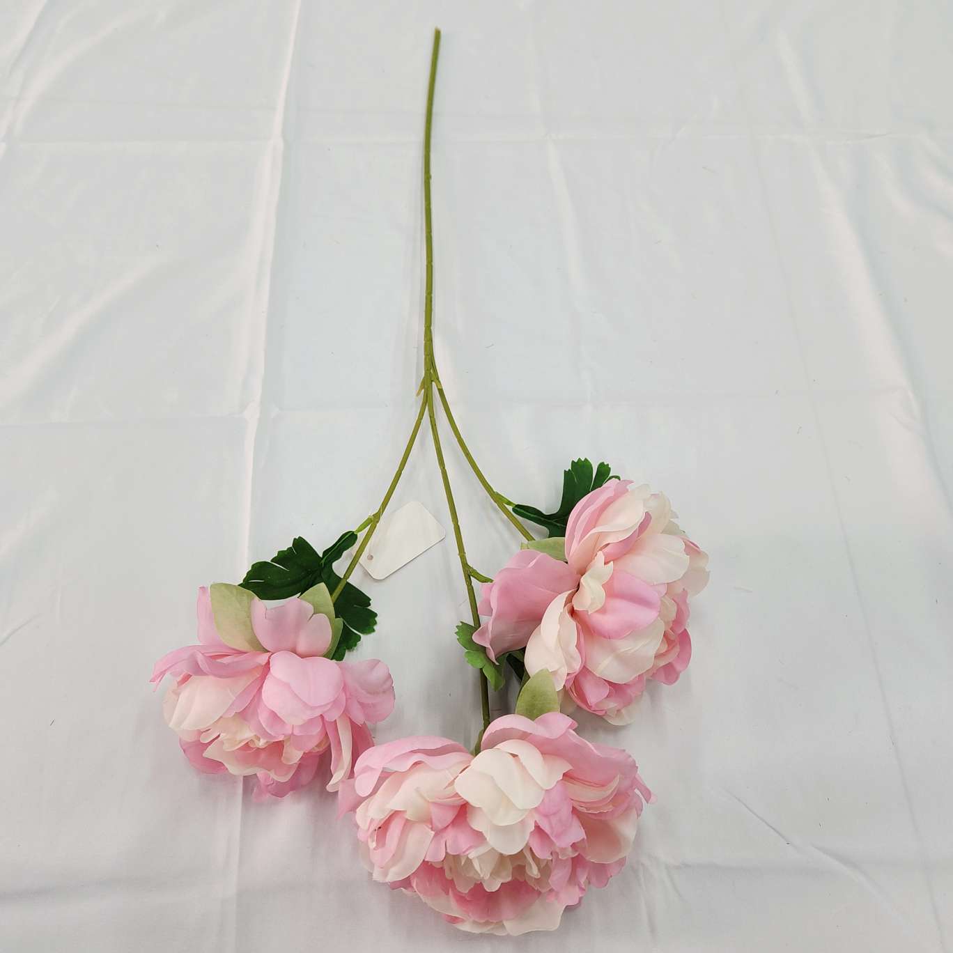 3 grandes peonías simulación de oficina rosa cultura jardinería anti-verdad arreglo floral ganchos de punto ramo de flores simulación decoración floral detail image 4