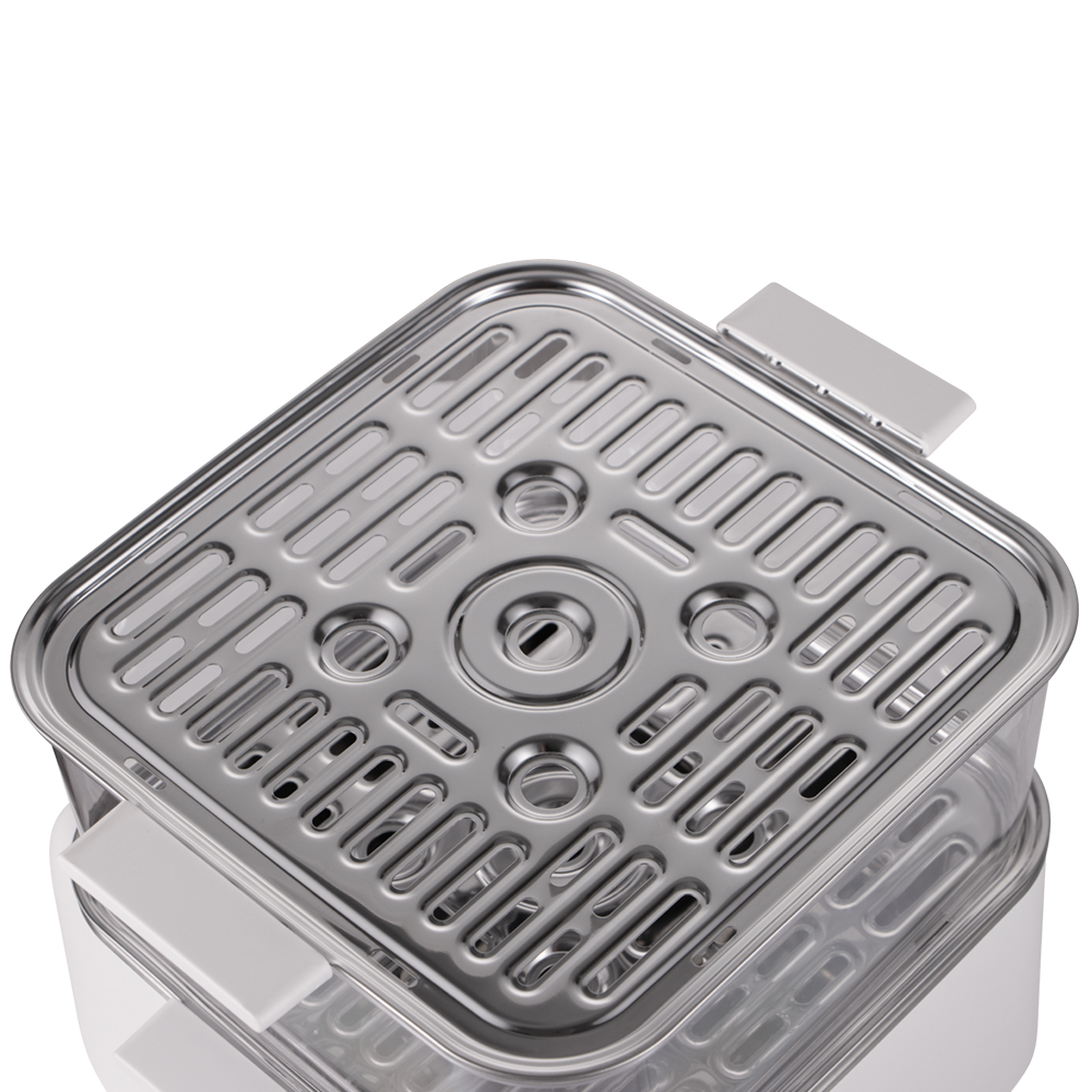 RAF European standard cross-border electric steamer 8L energy-saving double-layer steamer, large capacity stainless steel, easy to clean pic 14