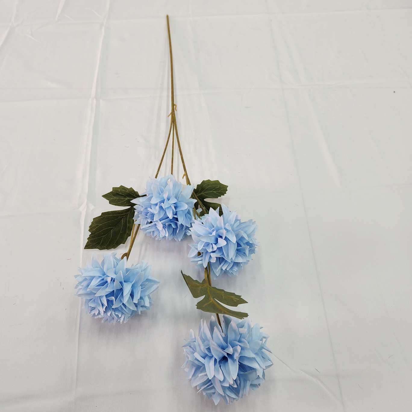 4-head thorn ball office culture simulation garden rose, realistic flower arrangement, crocheted knitted flower bouquet, simulation flower decoration detail image 10