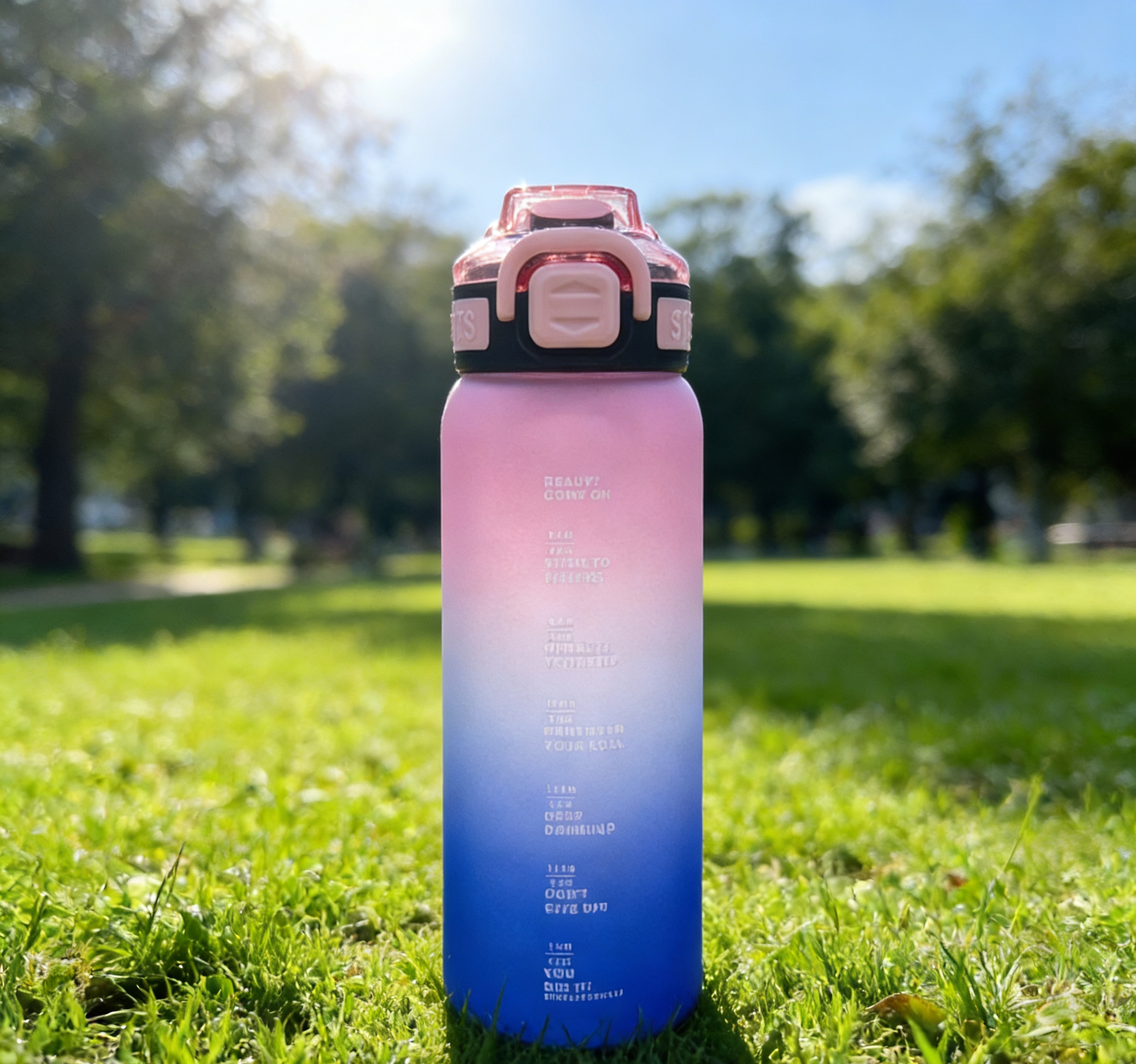 Wholesale of water cups with scales for student dormitories, high-appearation-level drinking cups for offices, gradient large-capacity sports water cups, and high-appearation-level portable straw cups Application Scenario