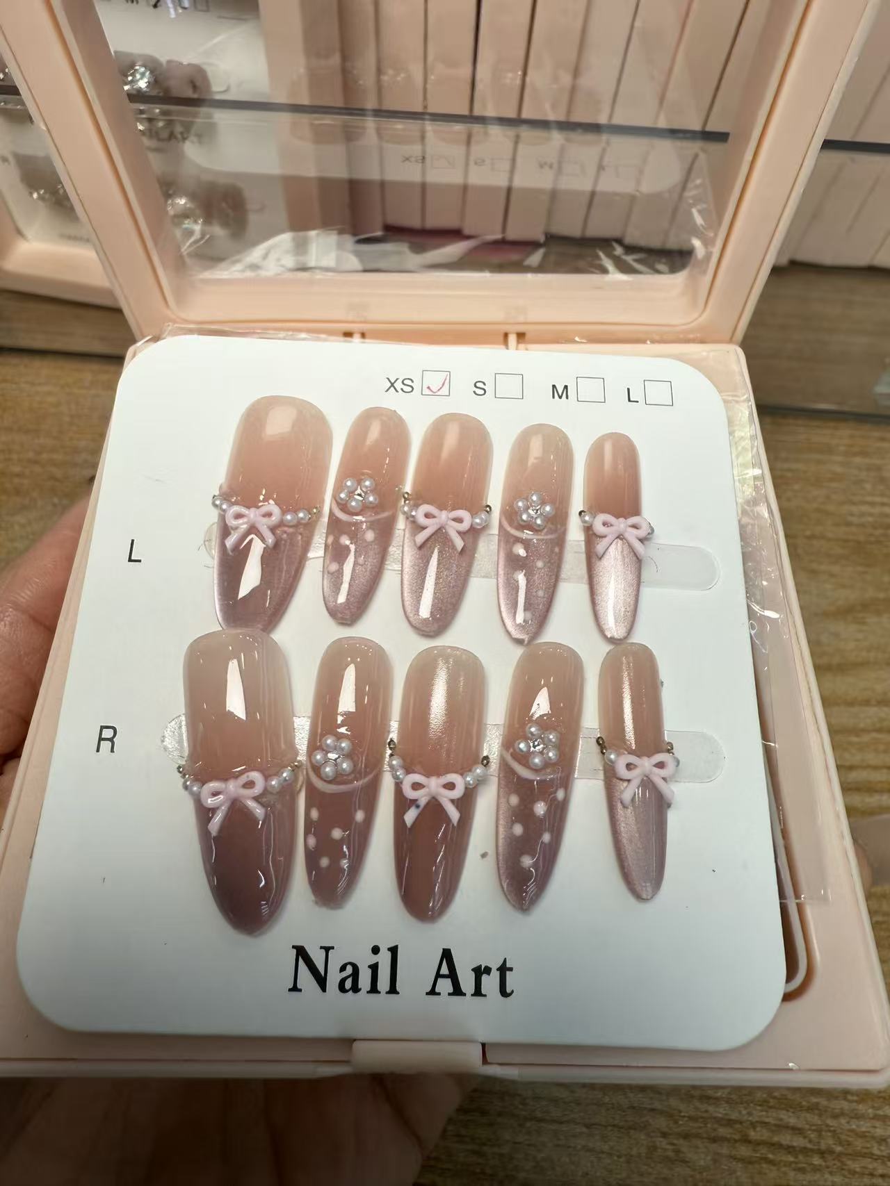 美甲穿戴式甲片手工DIY美妆彩妆装饰时尚穿戴甲ins款多色任选