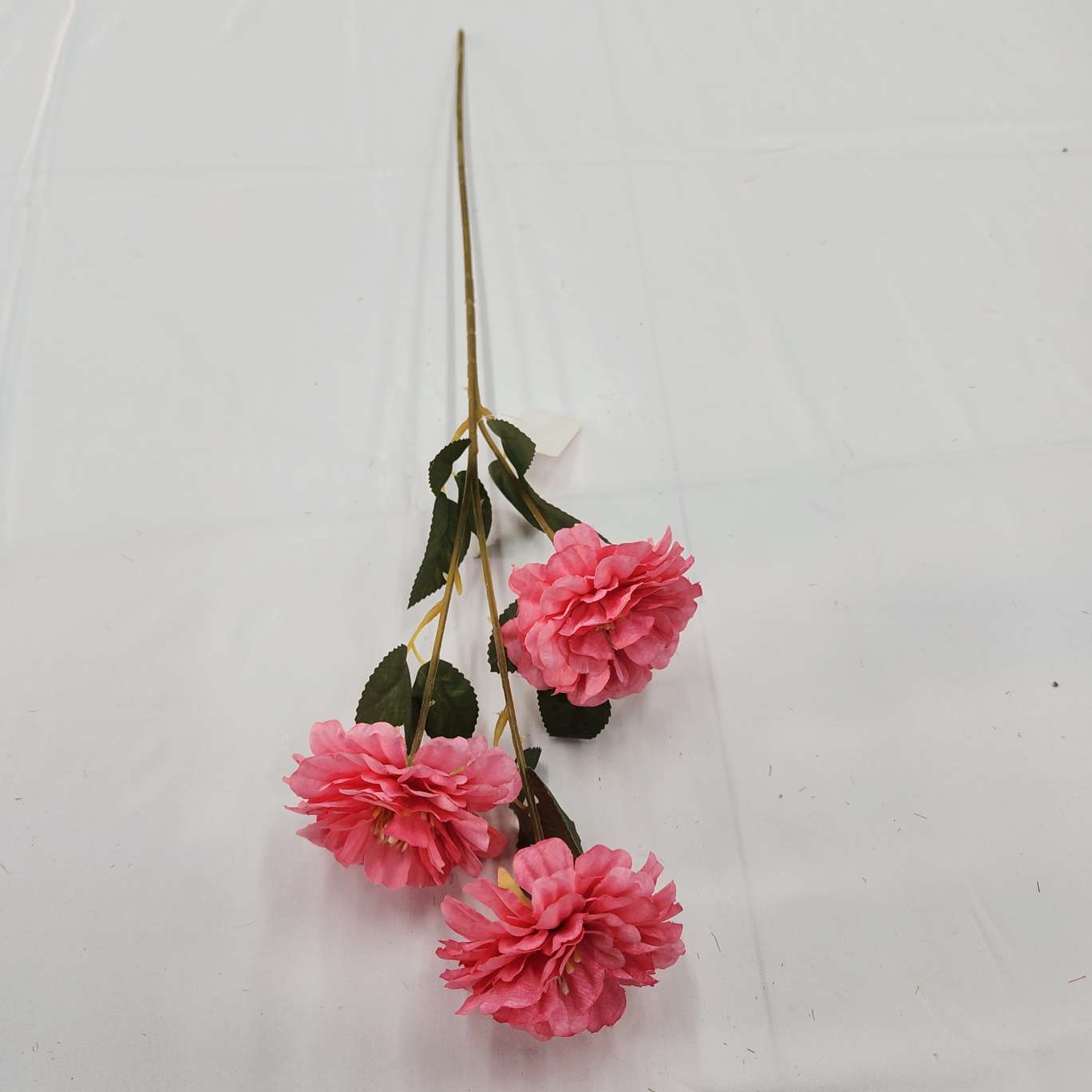 3-head hibiscus flower office simulation rose cultural gardening simulation flower arrangement crochet knitted flower bouquet simulation flower decoration detail image 2