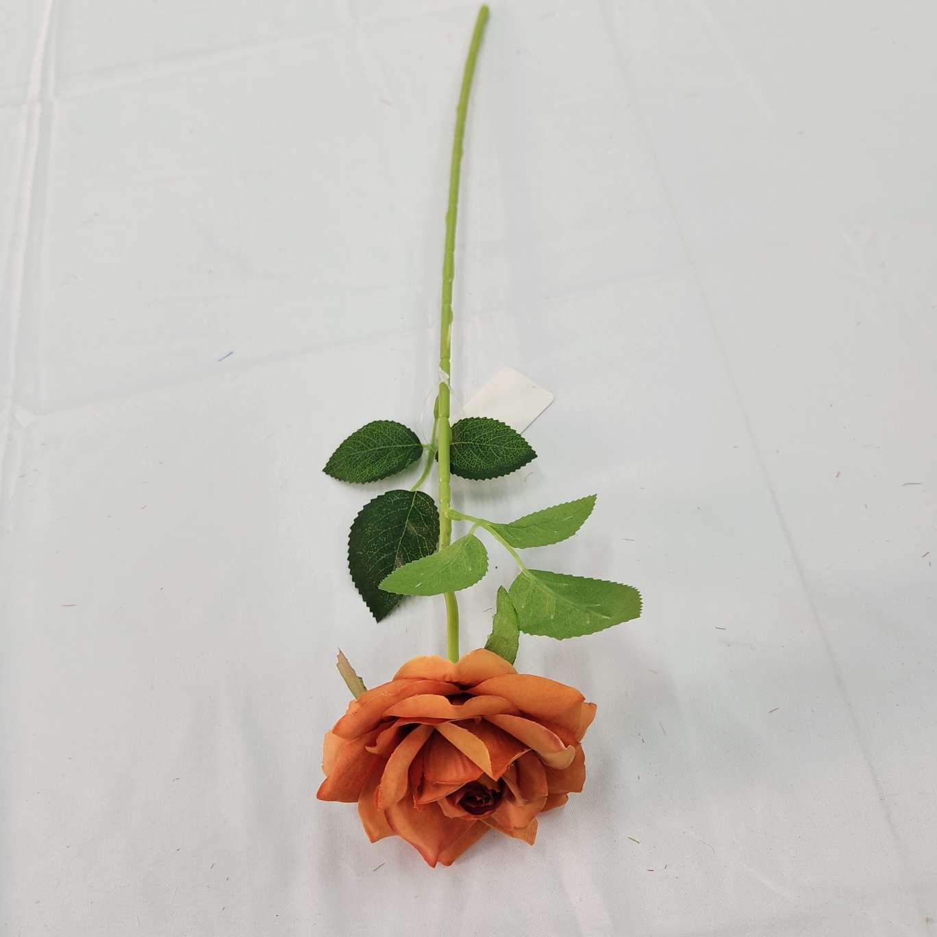 Single-stem corner rose office simulation rose, cultural horticulture simulation flower arrangement, crocheted knitted flower bouquet, simulation flower decoration detail image 11