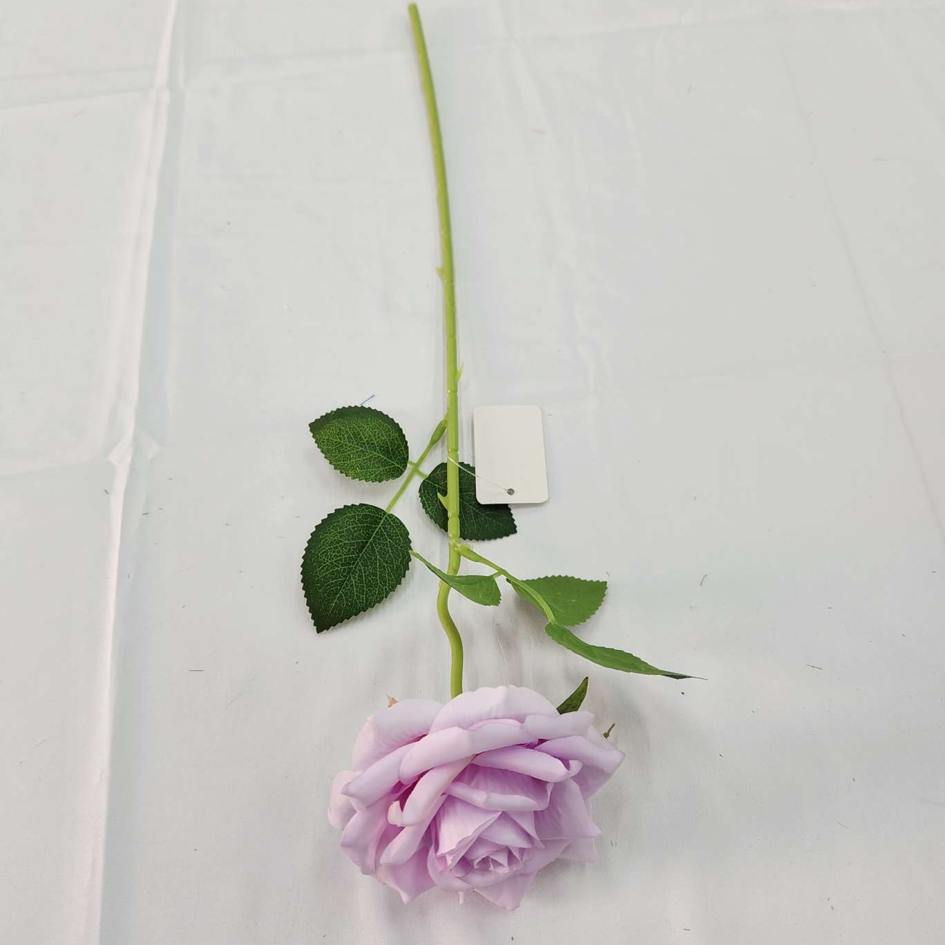 Single-stem corner rose office simulation rose, cultural horticulture simulation flower arrangement, crocheted knitted flower bouquet, simulation flower decoration detail image 8