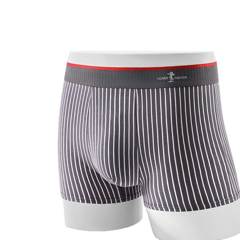 2029# Men's briefs for export, a super brand pure cotton vertical striped bestseller with a four-corner waistband details Picture