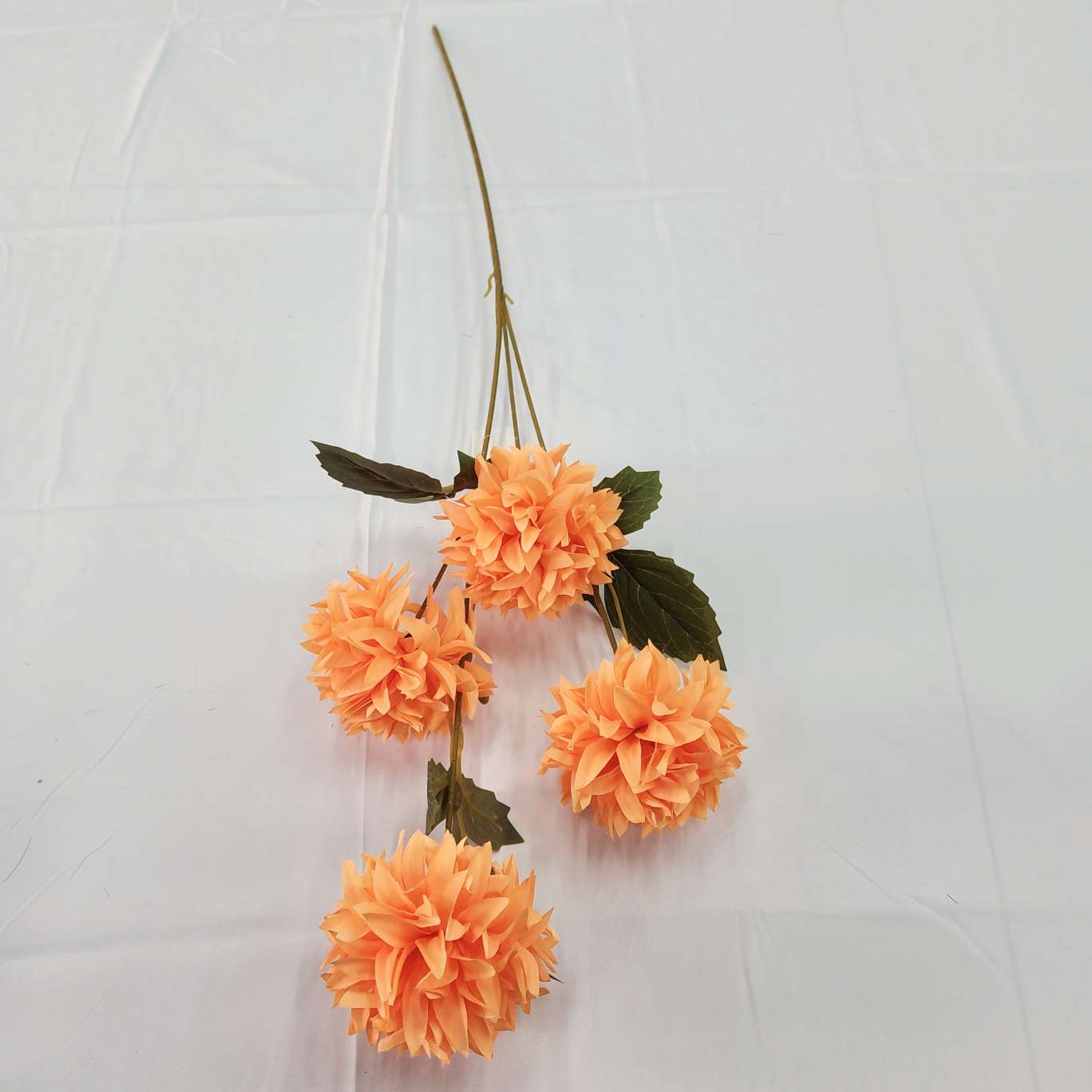 4-head thorn ball office culture simulation garden rose, realistic flower arrangement, crocheted knitted flower bouquet, simulation flower decoration detail image 9