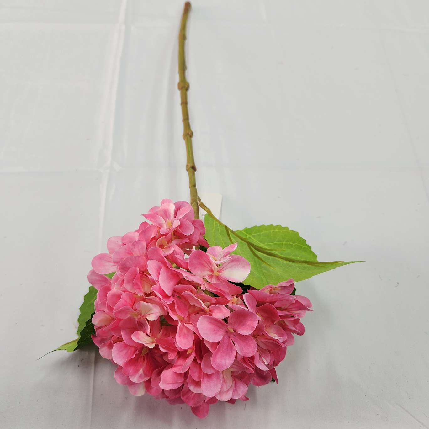 3D Single hydrangea (132 pieces) Office culture simulation Garden realistic flower arrangement Rose crochet knitted flower bouquet Realistic flower decoration detail image 9