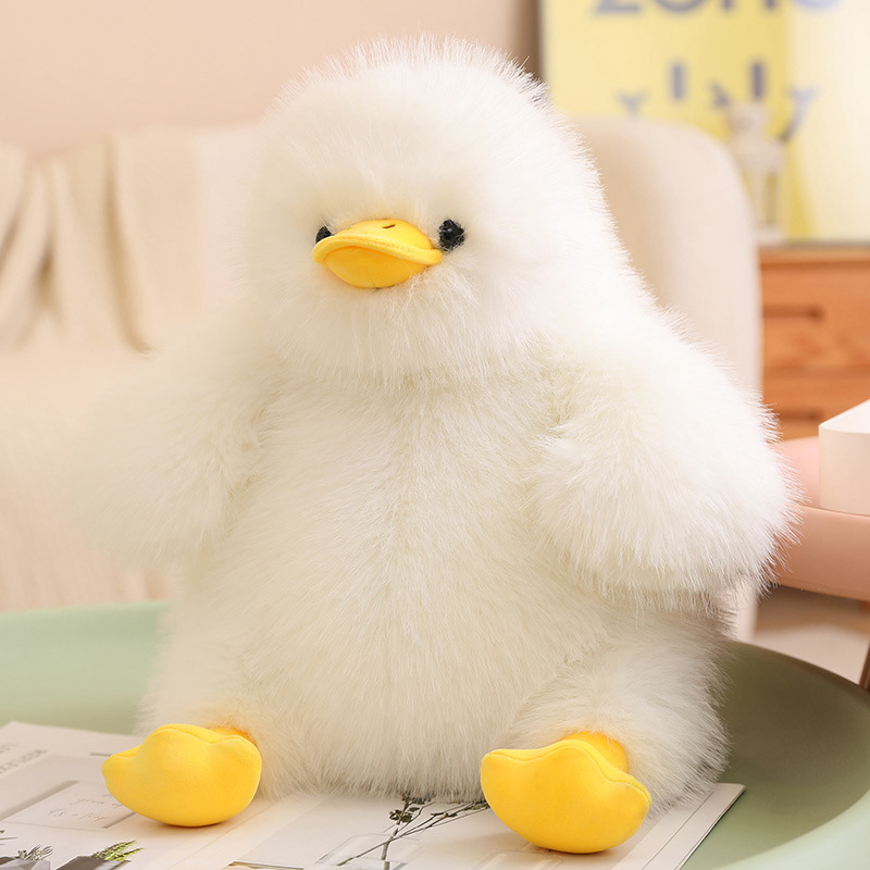 Cute Dundun Duck plush toy, super soft doll pillow, chubby little yellow duck toy, children's gift Application Scenario
