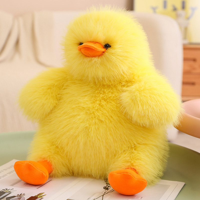 Cute Dundun Duck plush toy, super soft doll pillow, chubby little yellow duck toy, children's gift Specification image