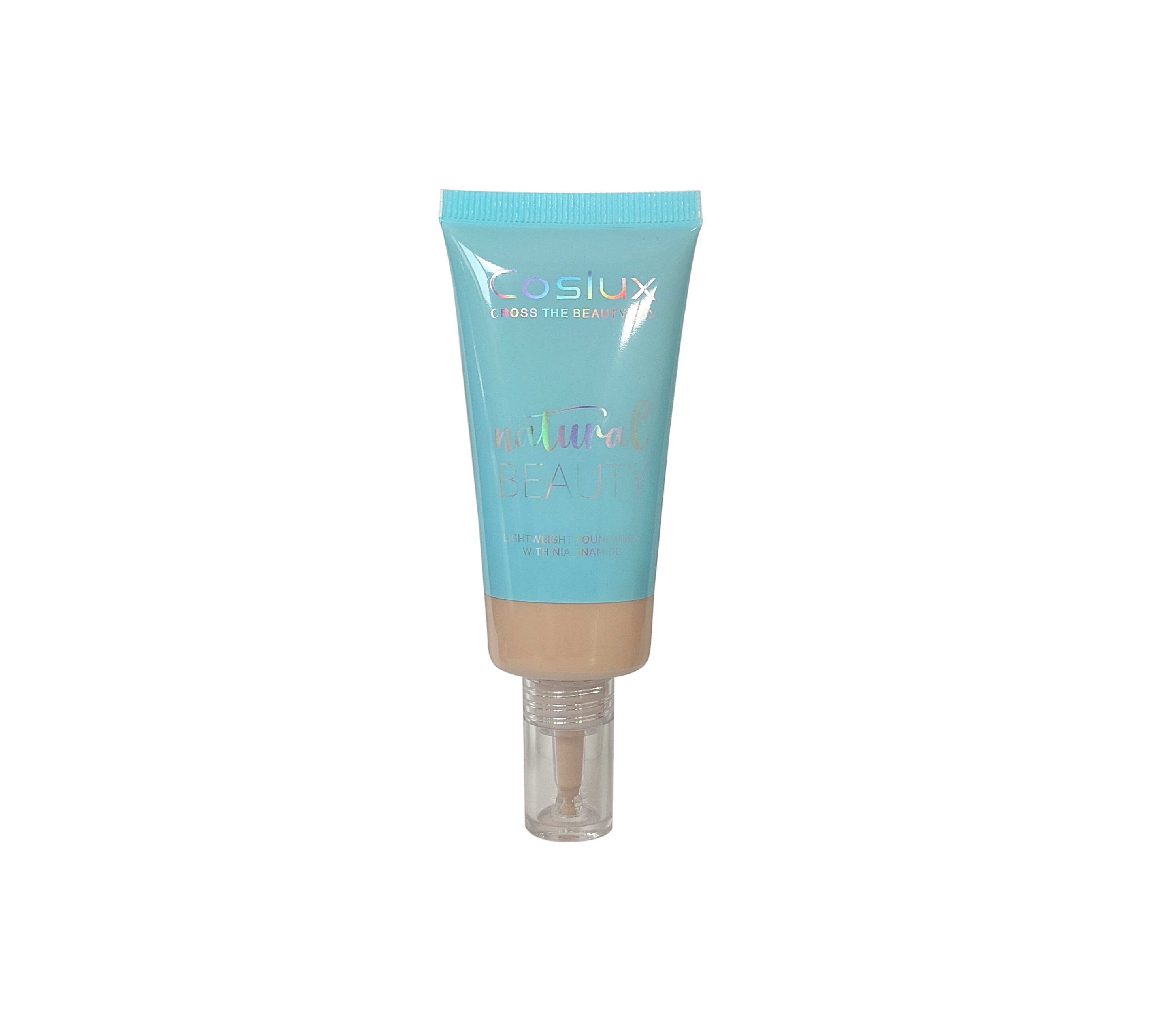 Niacinamide foundation for facial beauty is even and brightens the skin tone. It adheres lightly and has medium coverage. It spreads easily without sticking and is not prone to oxidation. Niacinamide foundation Application Scenario