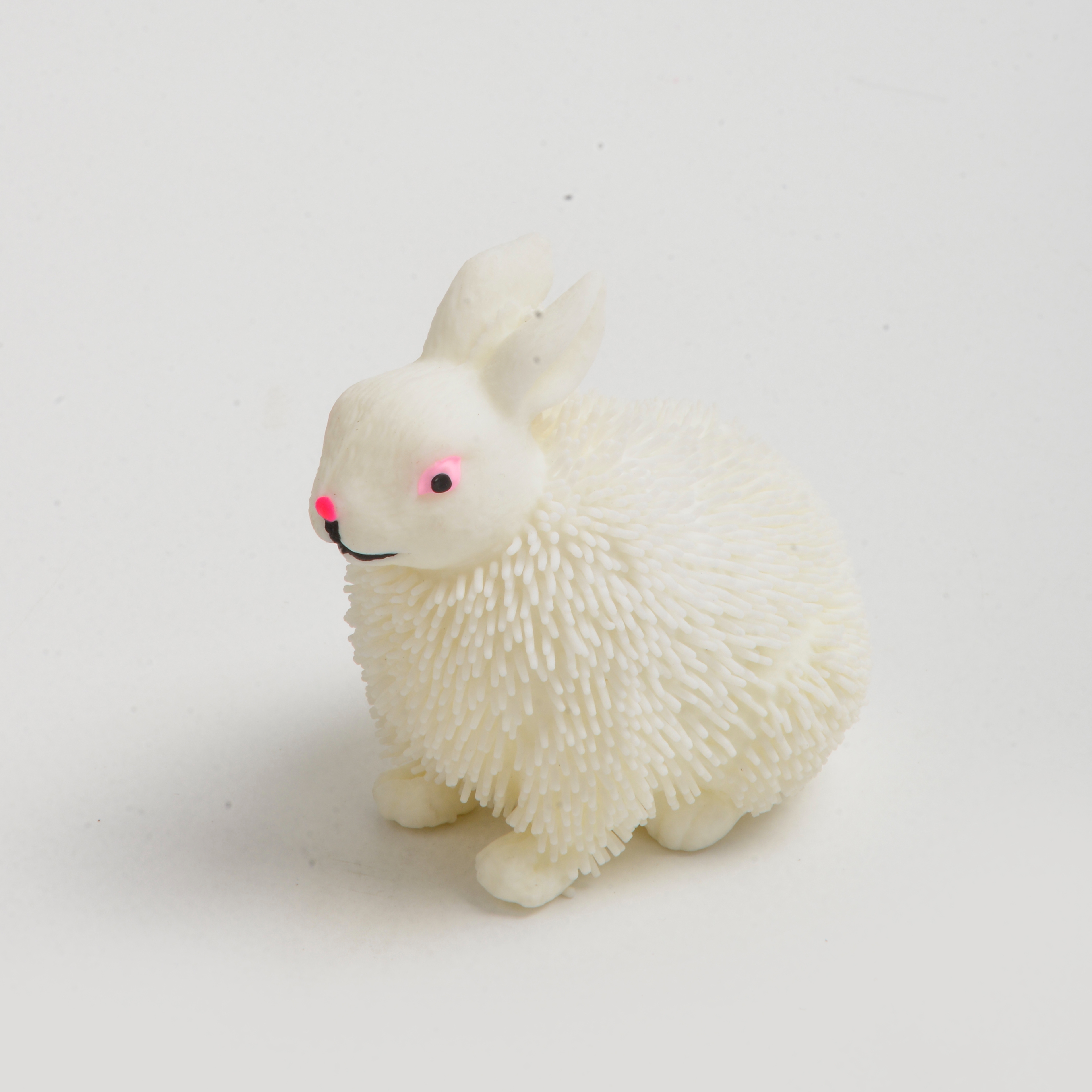 Children's toy TPR flashing fine-haired toy rabbit, suitable for children's educational entertainment, Easter stress-relief little rabbit Application Scenario