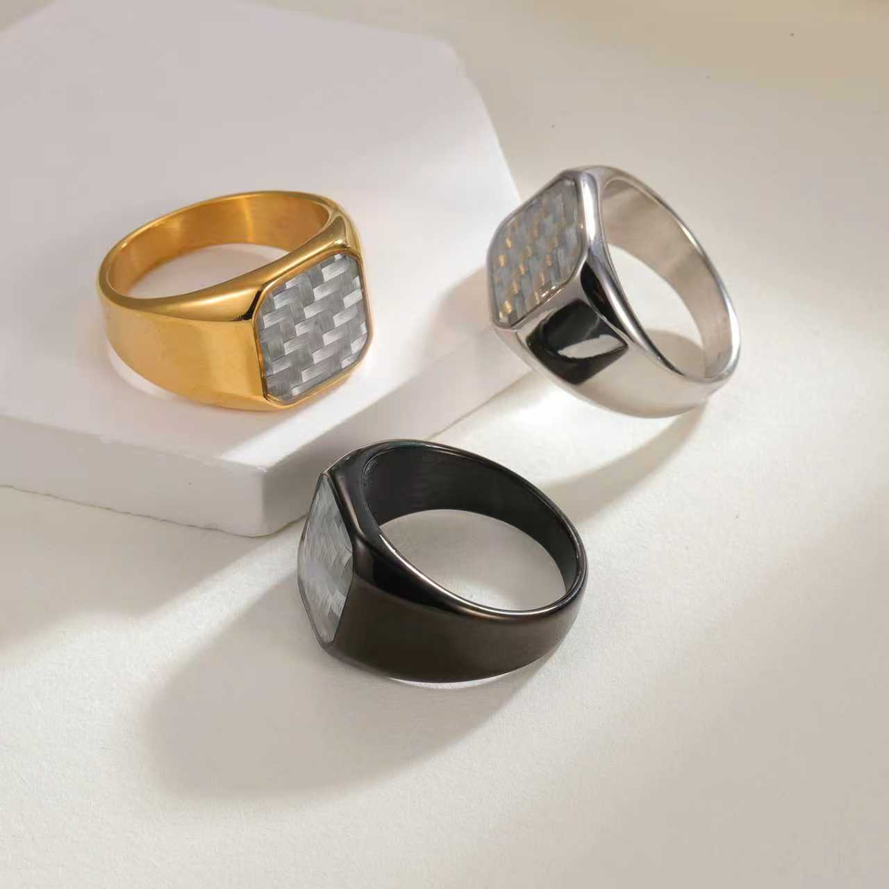 A wide range of fashionable accessories, including stainless steel rings, are carefully selected. They are trendy and versatile decorative items. The handcrafted accessories are rich in styles and suitable for matching with clothing patterns detail image 17