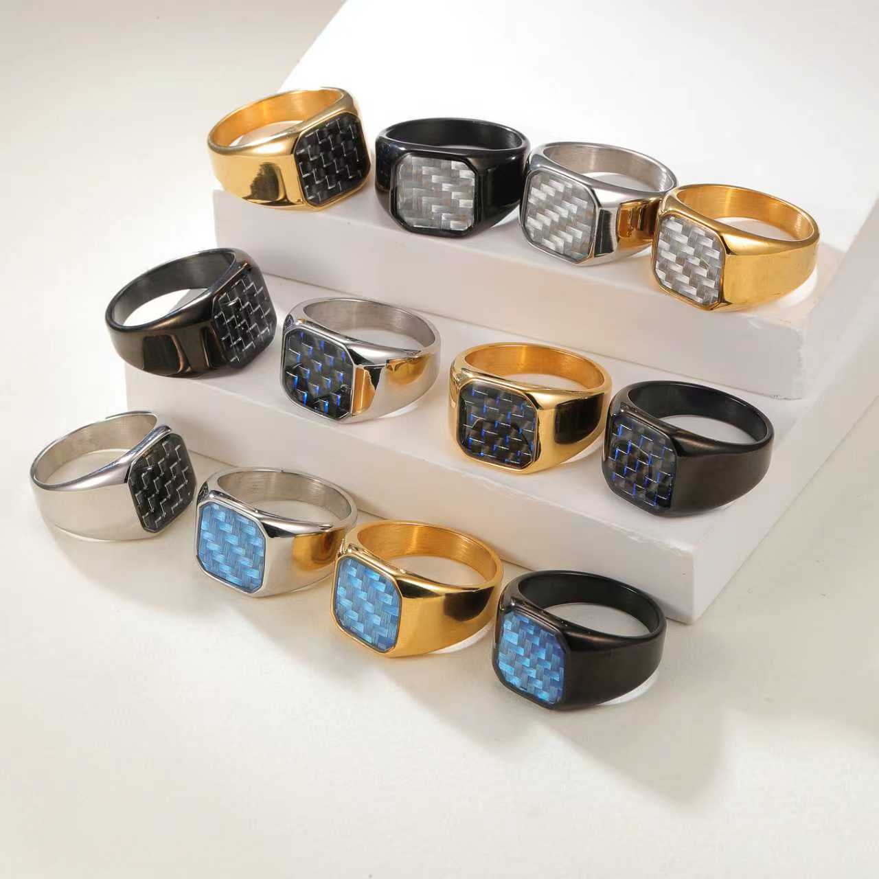A wide range of fashionable accessories, including stainless steel rings, are carefully selected. They are trendy and versatile decorative items. The handcrafted accessories are rich in styles and suitable for matching with clothing patterns detail image 20