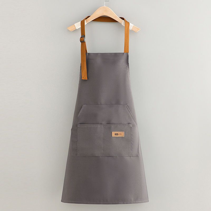 The apron is waterproof and oil-resistant. It can be used in the kitchen for cooking. The plain color is adjustable. The neck and waist are thickened. It is a special work uniform for the catering industry. It can be worn outside the barber shop for setting up a stall. Customized LOGO printing is available Application Scenario