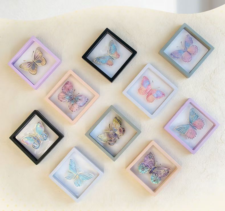 
蝶舞光影，浪漫满窗 | 免打孔蝴蝶花窗帘装饰套装
蝶舞时光，定格于墙 | 3D立体蝴蝶花背景墙贴纸组合