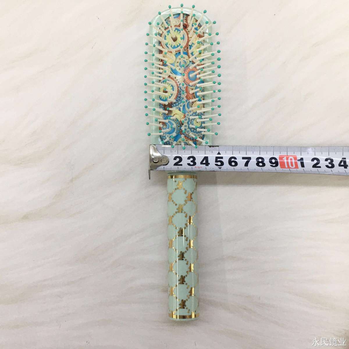 【永民镜业】350-6224挂卡opp美发梳 护发必备品适合各种发质按摩头皮轻松梳理细节图