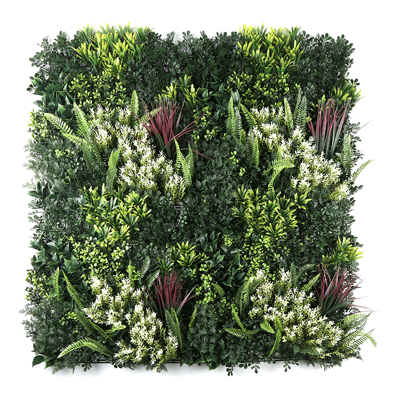 High-end artificial green plant fence, lawn, real estate sales office image wall, artificial flower and grass plant fence, maintenance-free green plant decoration