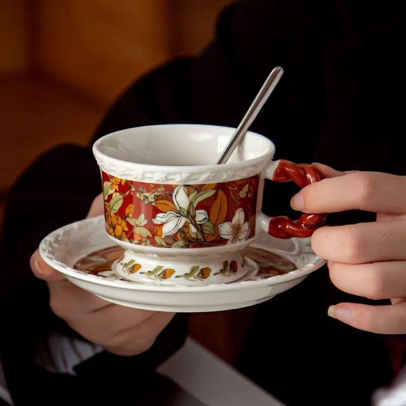 杯子/陶瓷杯/马克杯/仿搪瓷陶瓷杯/陶瓷杯学生可爱细节图