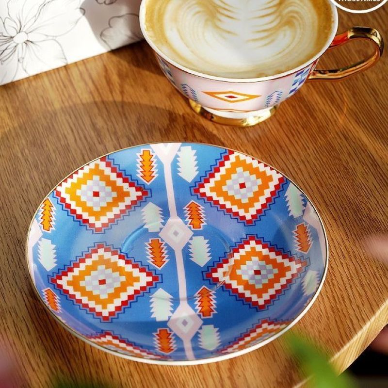 A2-O055几何美学-春野小众轻奢陶瓷咖啡杯 礼盒装可刻字 高级感手冲咖啡杯伴手礼详情5