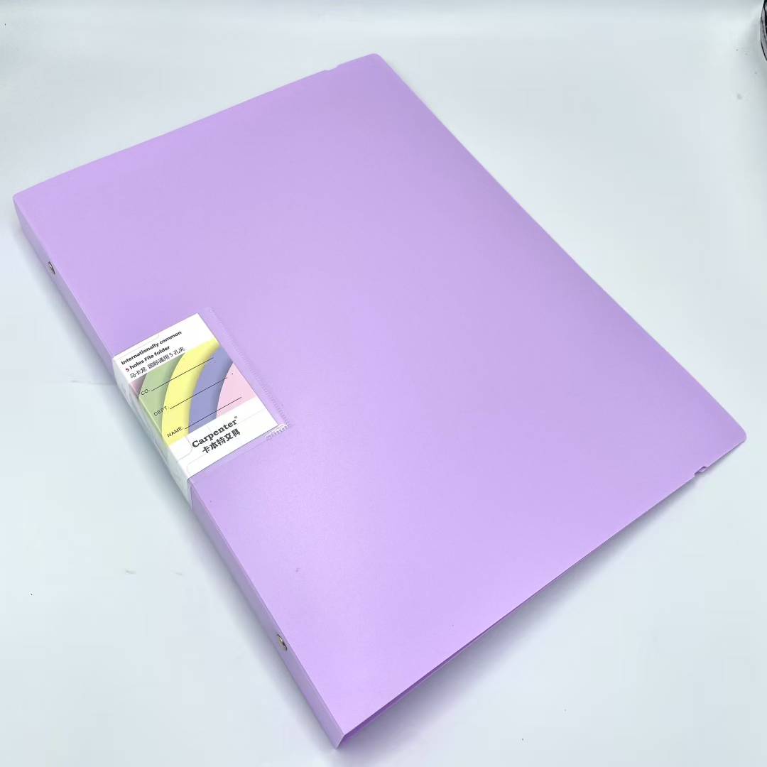 FC folder, punched folder, five-hole folder, fc binder, insert folder, file folder, data binder folder Specification image