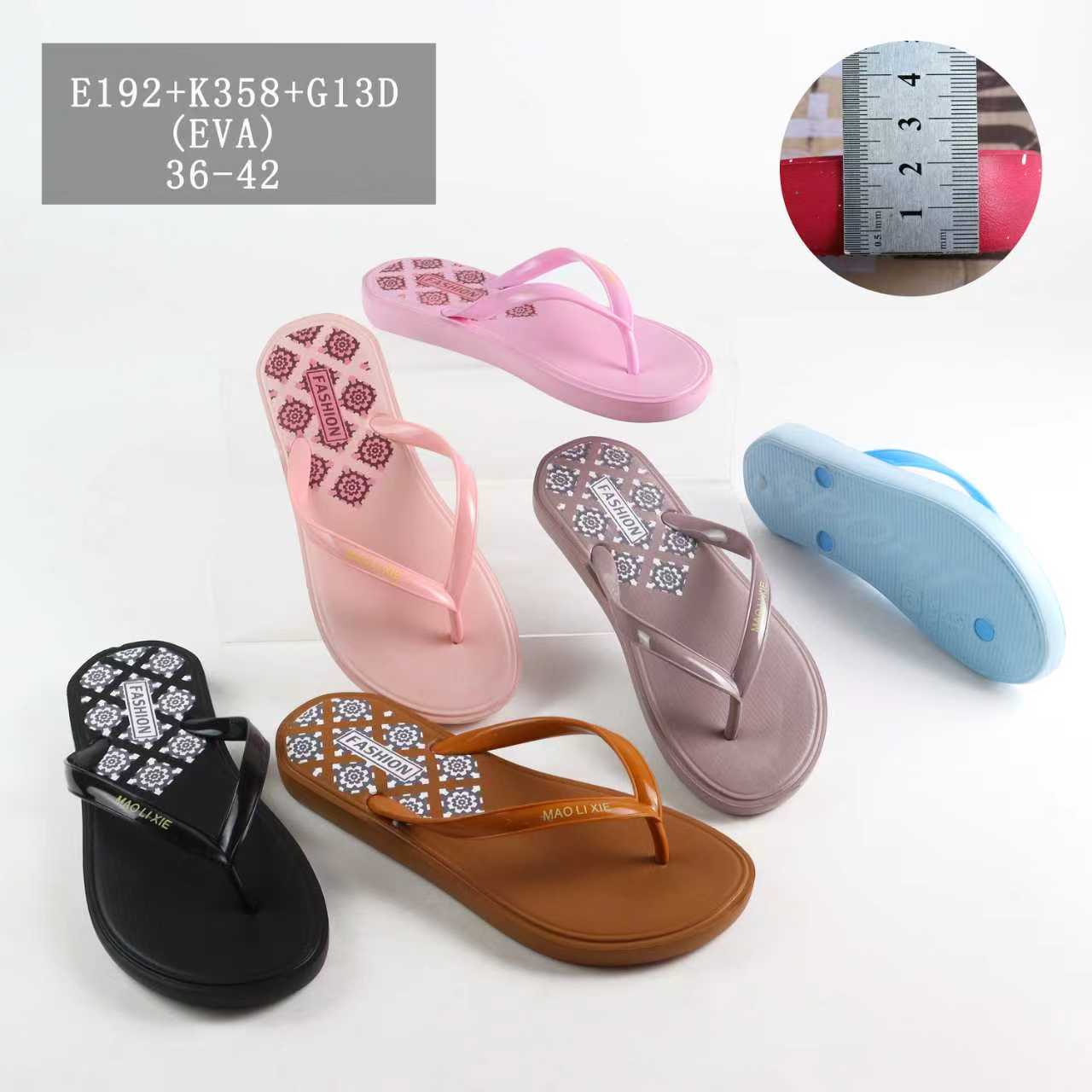 新款外贸印花橡胶时尚潮流夏季浴室外穿拖鞋平底夹脚沙滩人字拖凉拖鞋女士夏时尚百搭